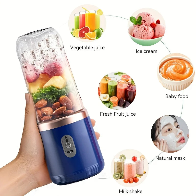 400ml Portable USB Double-Cup Juicer